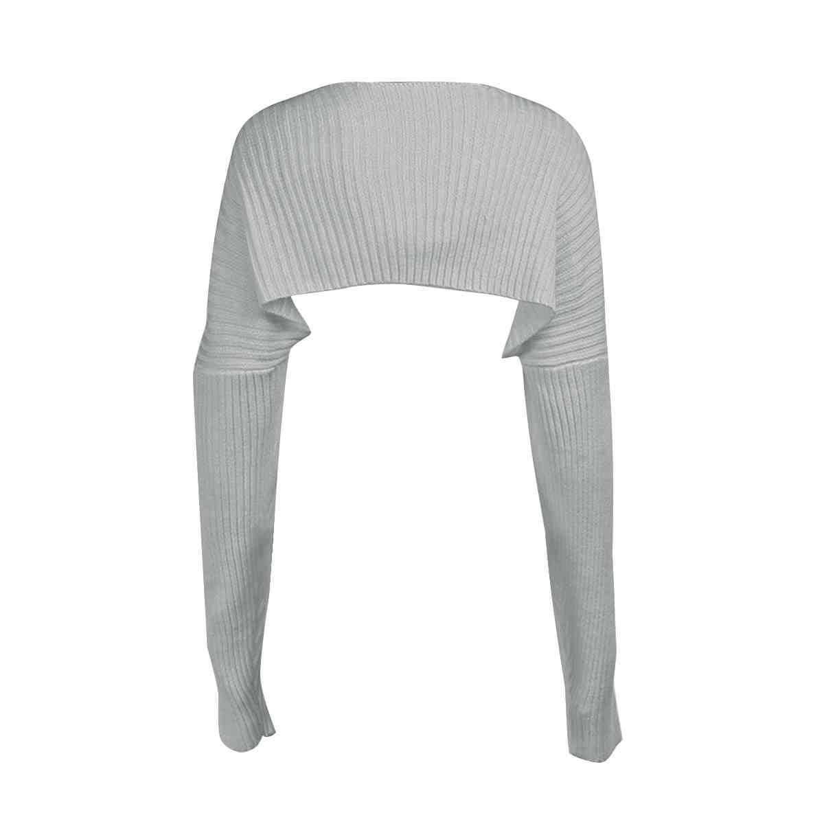 Long Sleeve Knit Bolero - Ladyez