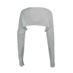 Long Sleeve Knit Bolero - Ladyez