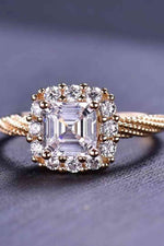 1 Carat Moissanite Twisted Ring - Ladyez