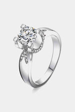 2 Carat Moissanite 925 Sterling Silver Ring - Ladyez