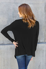 Basic Bae Full Size Open Front Long Sleeve Cardigan - Ladyez