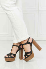 Legend She's Classy Strappy Heels - Ladyez