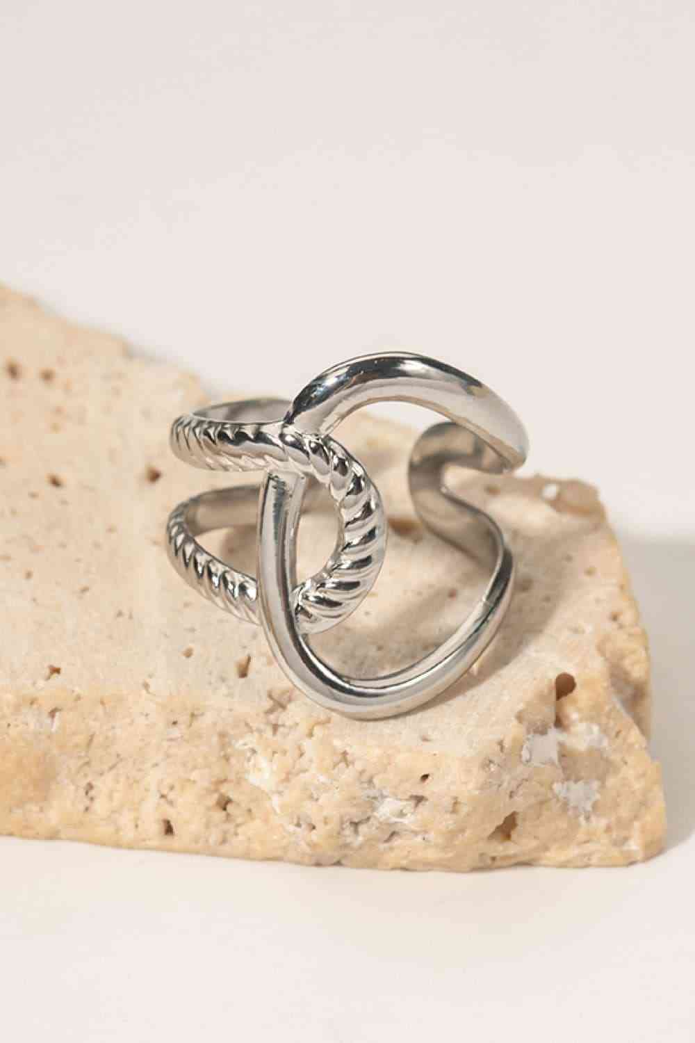 Modern Copper Open Ring - Ladyez