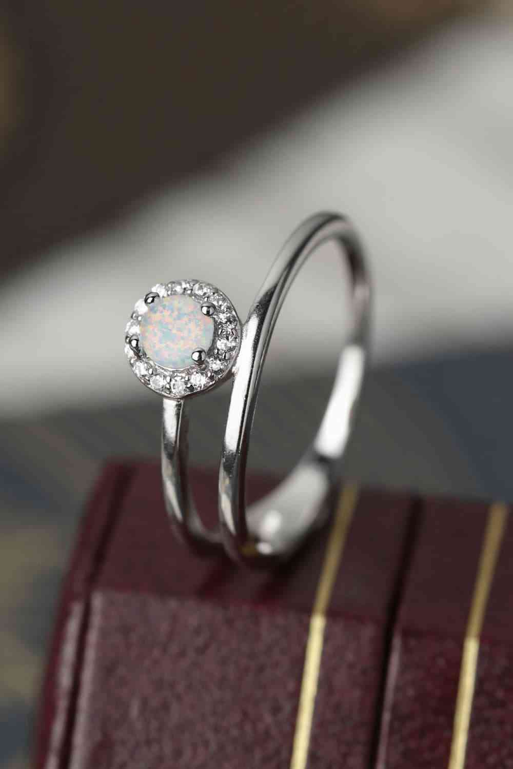 Opal Bypass Ring - Ladyez