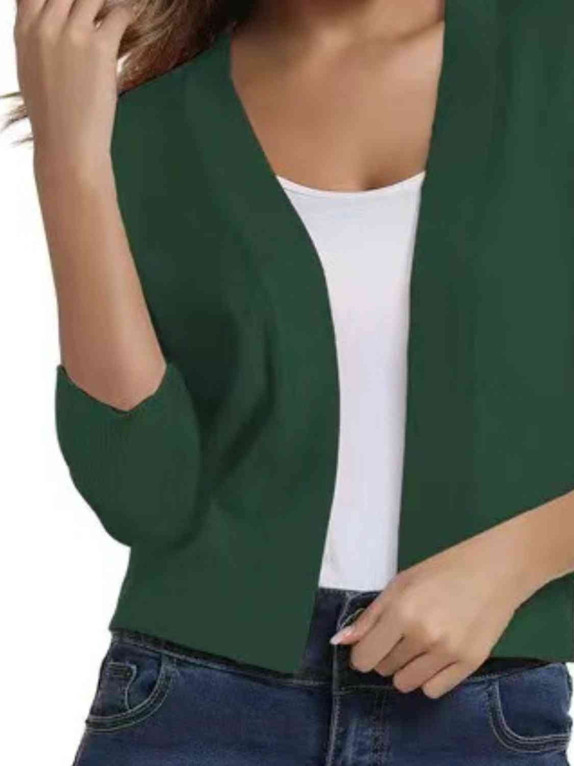 Open Front Cardigan - Ladyez