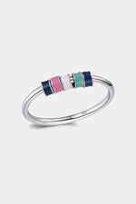 925 Sterling Silver Five Hoops Ring - Ladyez