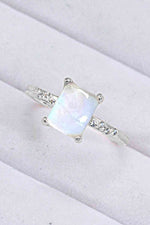 Square Moonstone Ring - Ladyez