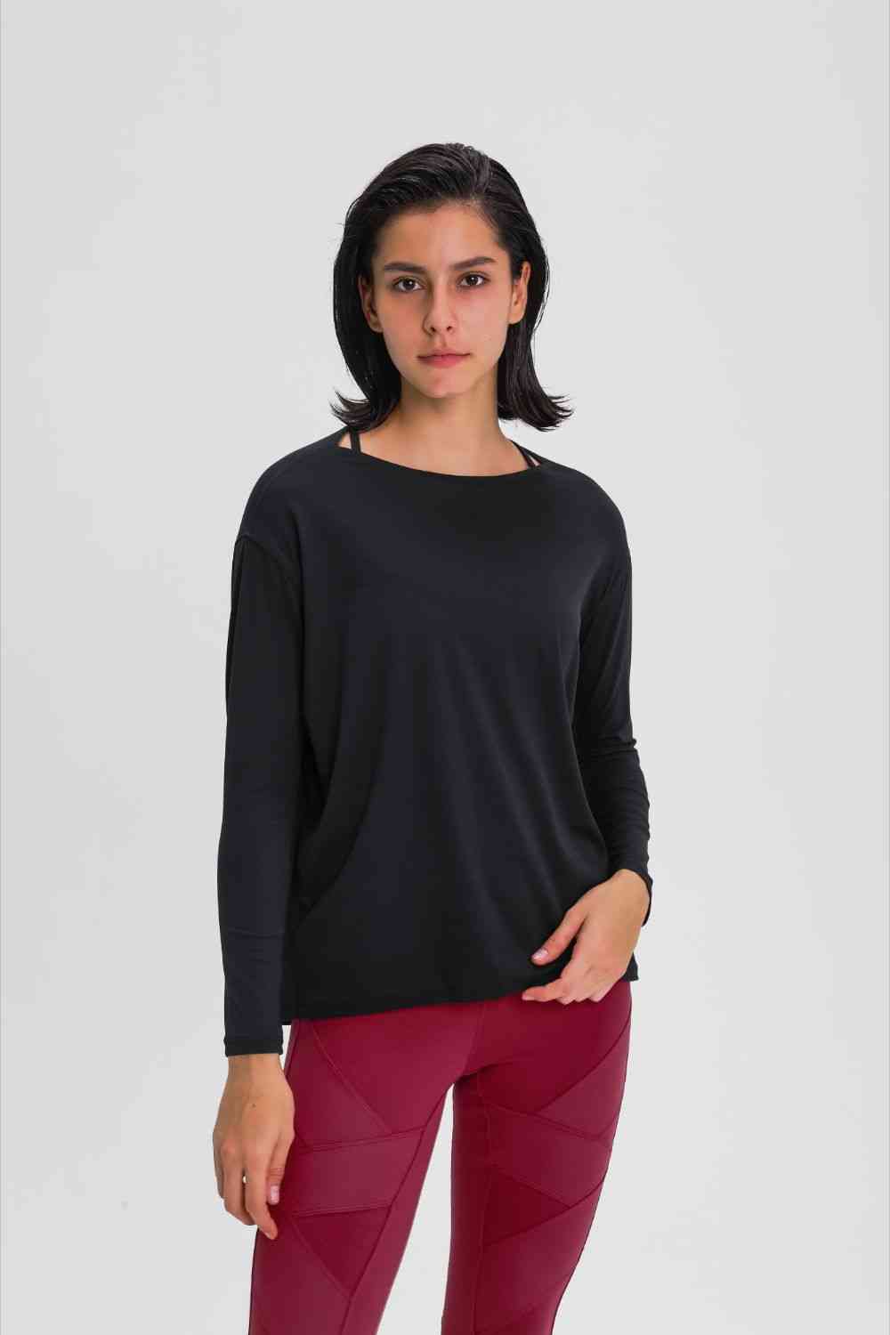 Loose Fit Active Top - Ladyez