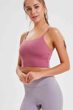 Feel Like Skin Scoop Neck Sports Cami - Ladyez
