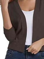 Open Front Cardigan - Ladyez