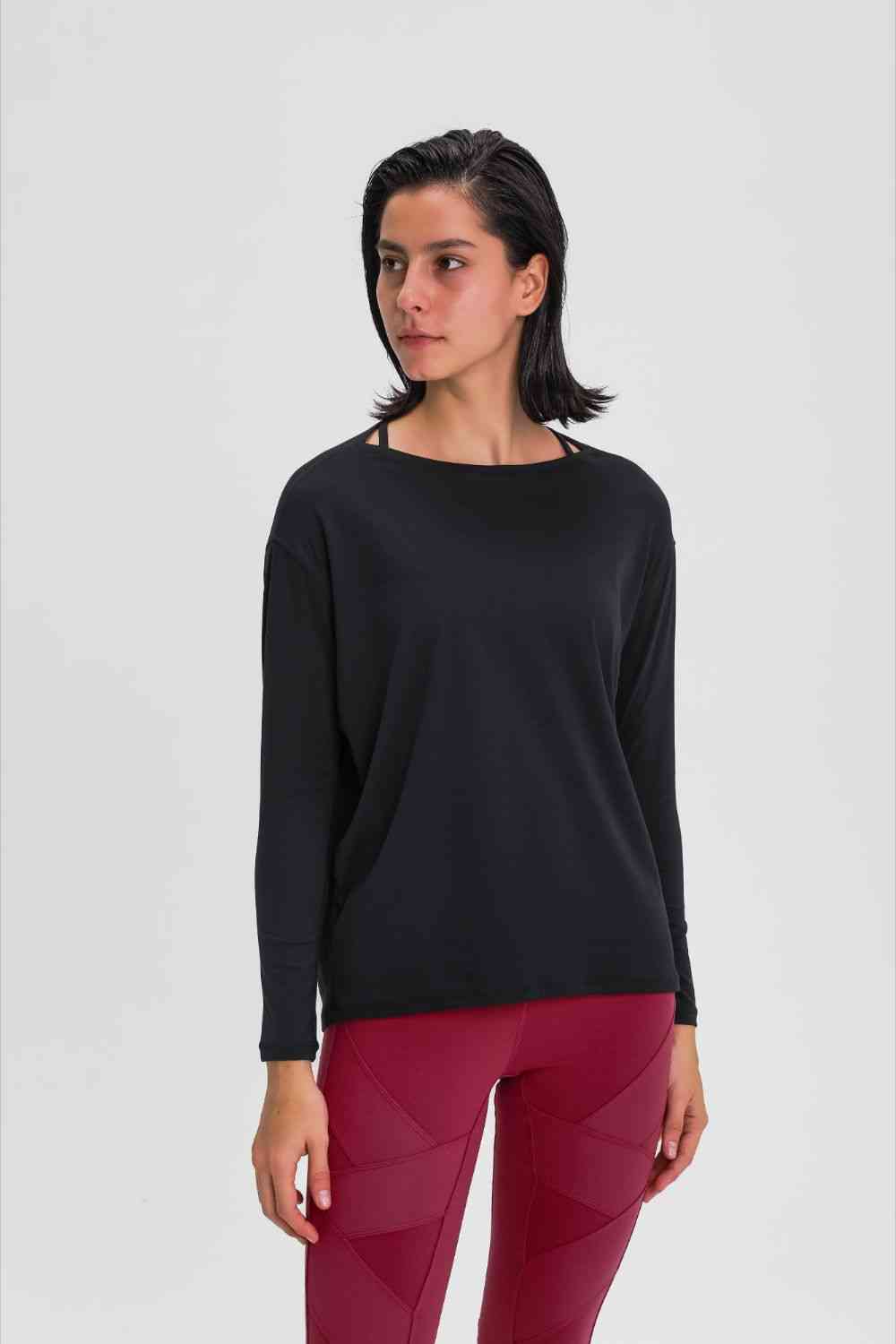 Loose Fit Active Top - Ladyez