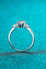 1.2 Carat Moissanite Heart Ring - Ladyez