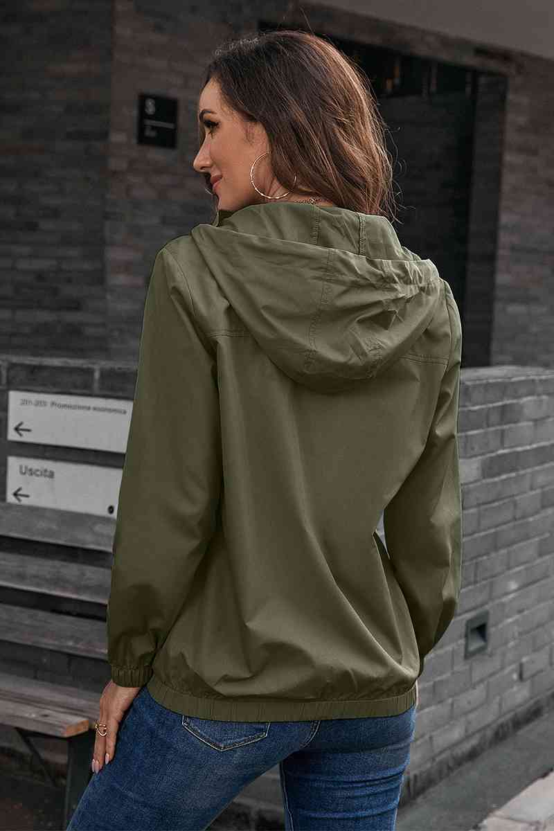 Button-Down Long Sleeve Sports Jacket - Ladyez