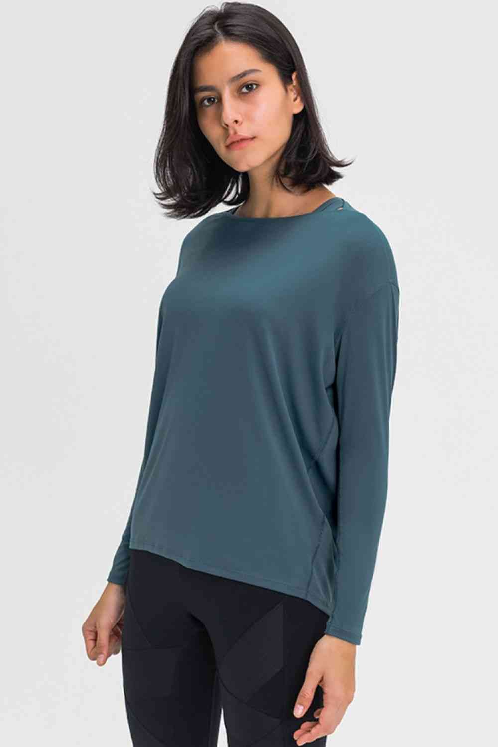 Loose Fit Active Top - Ladyez