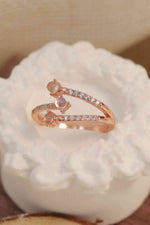 High Quality Natural Moonstone 925 Sterling Silver Ring - Ladyez