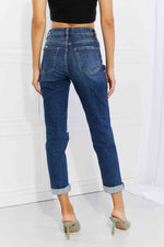 Vervet by Flying Monkey Full Size Distressed Cropped Jeans with Pockets - Ladyez