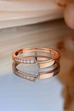 Moissanite 925 Sterling Silver Ring - Ladyez