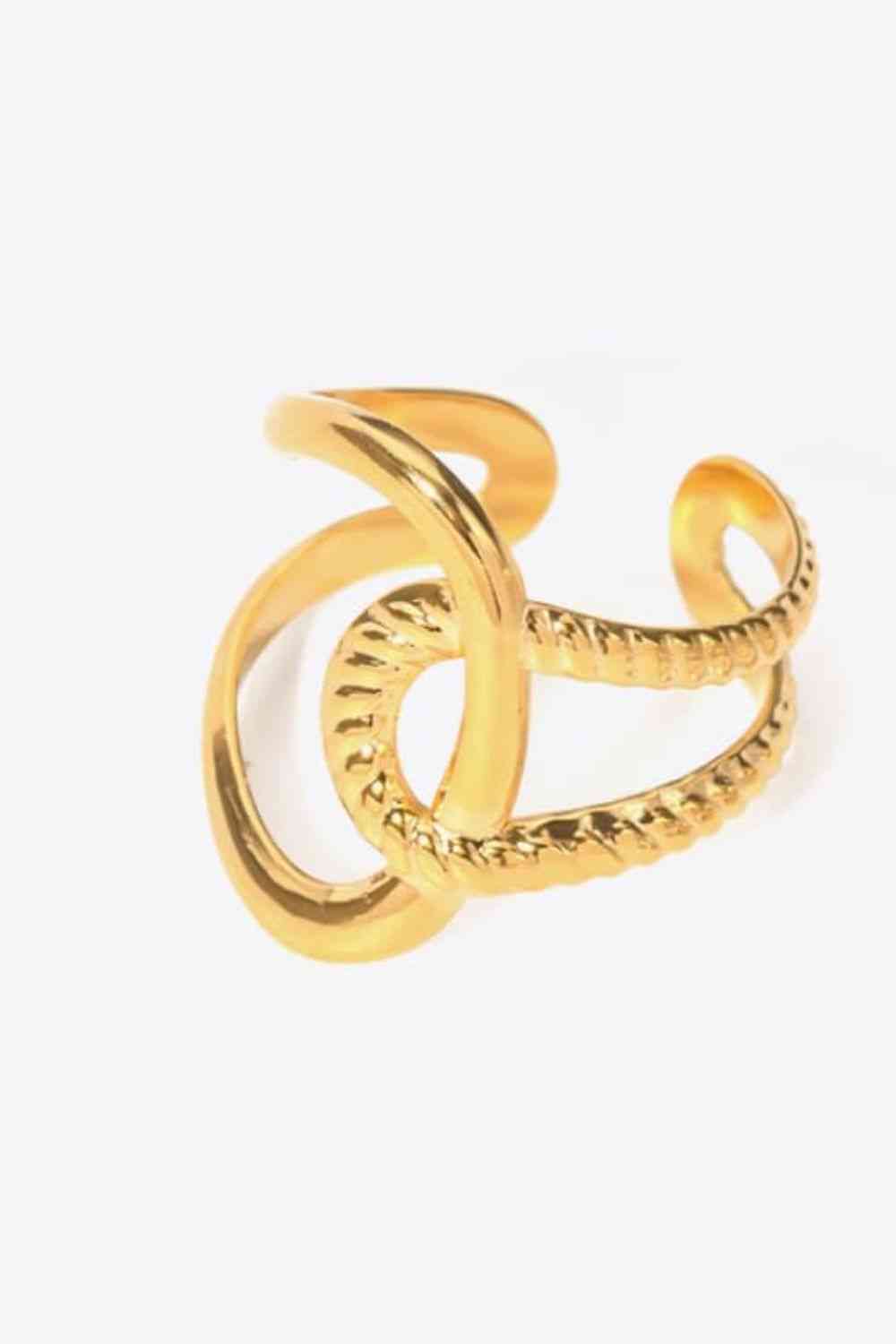 Modern Copper Open Ring - Ladyez
