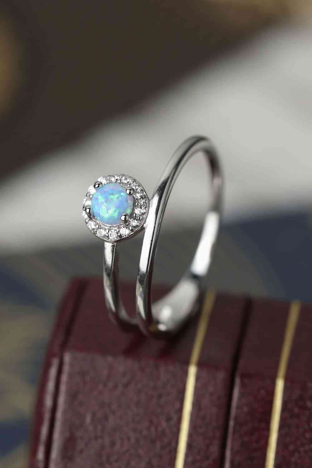 Opal Bypass Ring - Ladyez