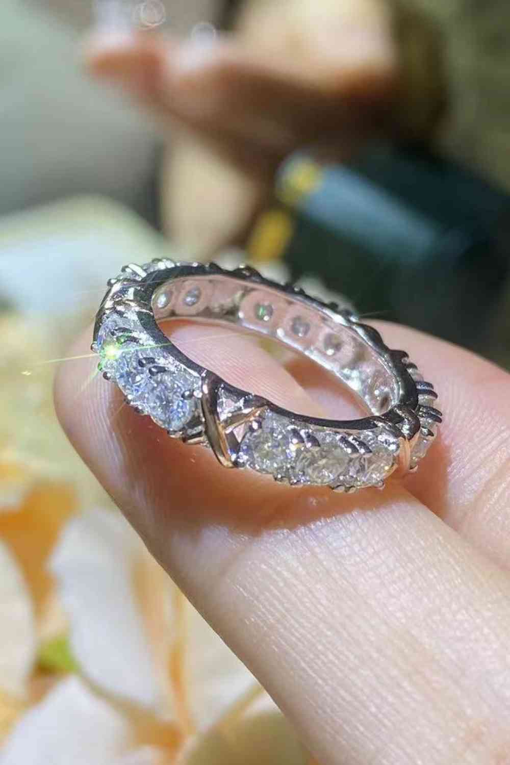 Feel The Joy 1.5 Carat Moissanite Ring - Ladyez