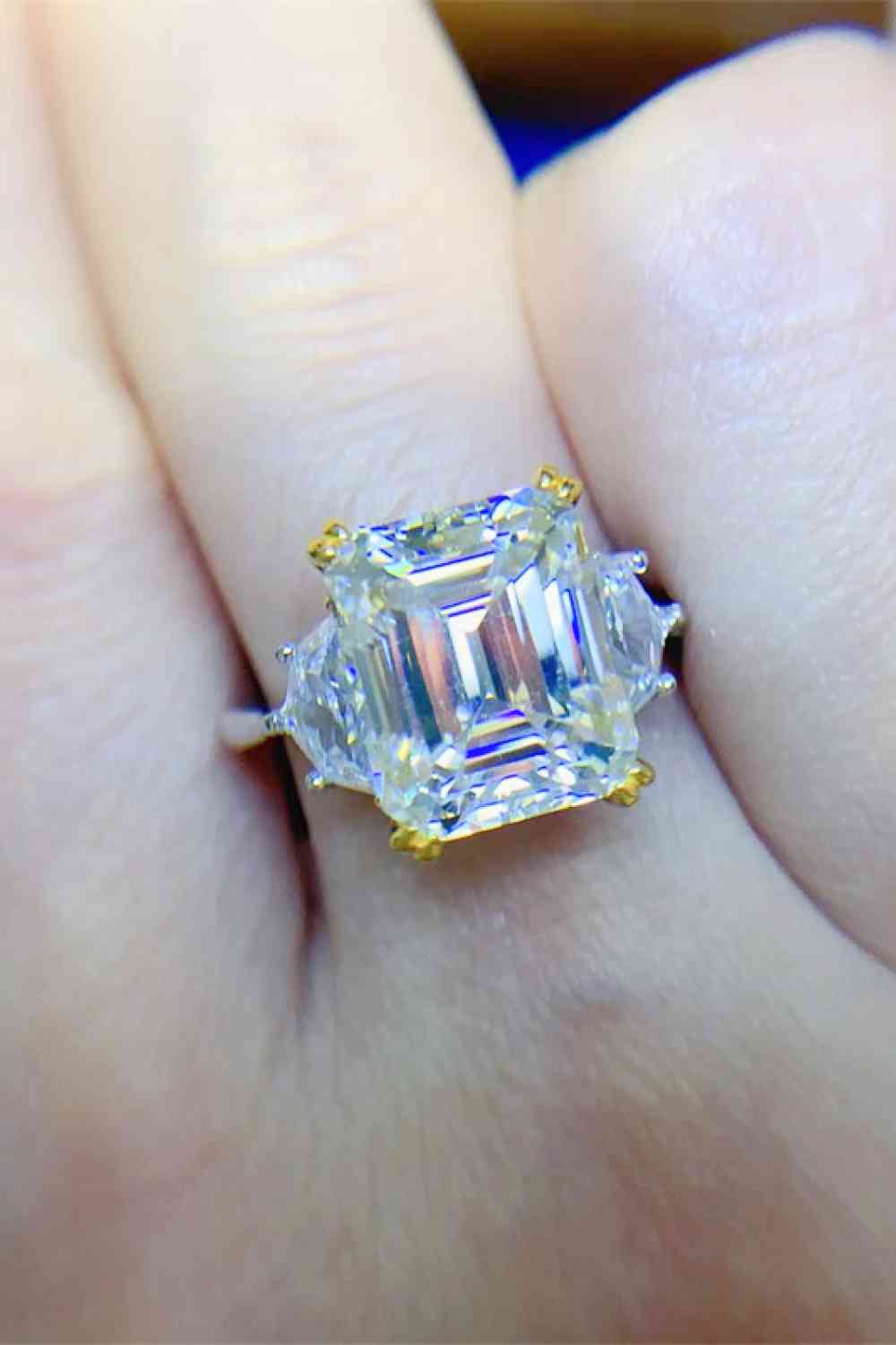 5 Carat Moissanite 925 Sterling Silver Ring - Ladyez