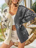 Open Front Cardigan with Pockets - Ladyez