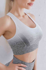Gradient Racerback Sports Bra - Ladyez
