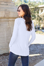 Basic Bae Full Size Round Neck Long Sleeve T-Shirt - Ladyez