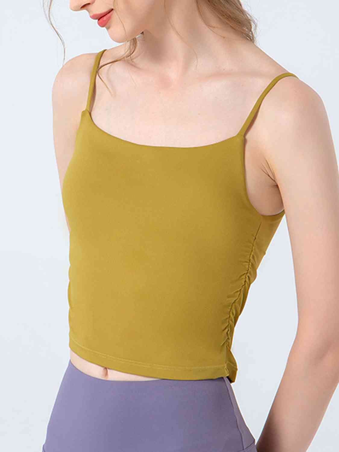 Ruched Sports Cami - Ladyez