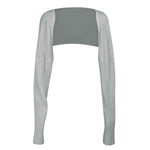 Long Sleeve Knit Bolero - Ladyez