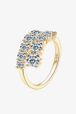 Adored Moissanite 925 Sterling Silver Ring - Ladyez