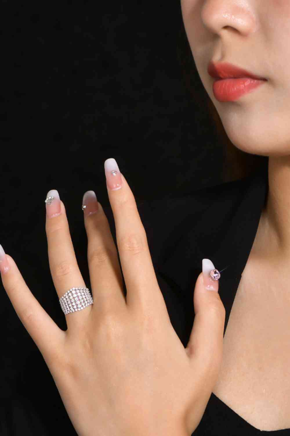 1.21 Carat Moissanite 925 Sterling Silver Ring - Ladyez
