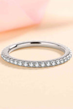 Curious Time 925 Sterling Silver Moissanite Ring - Ladyez