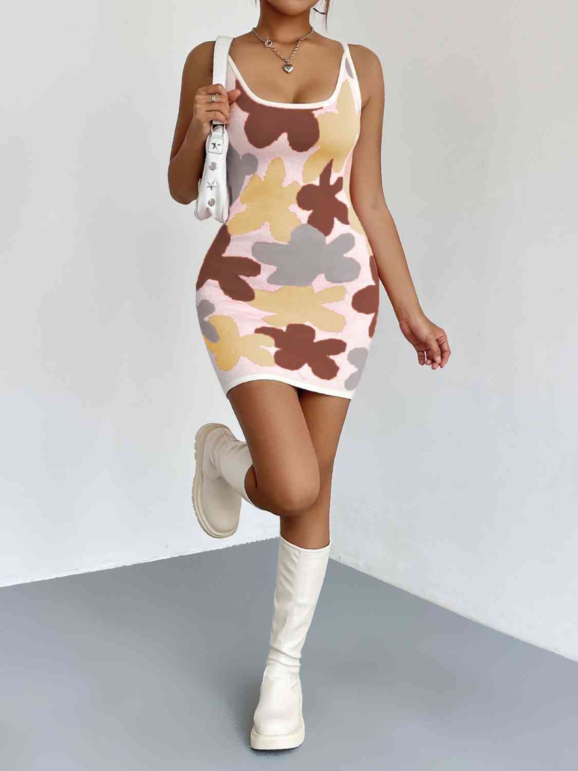 Spaghetti Strap Mini Dress - Ladyez