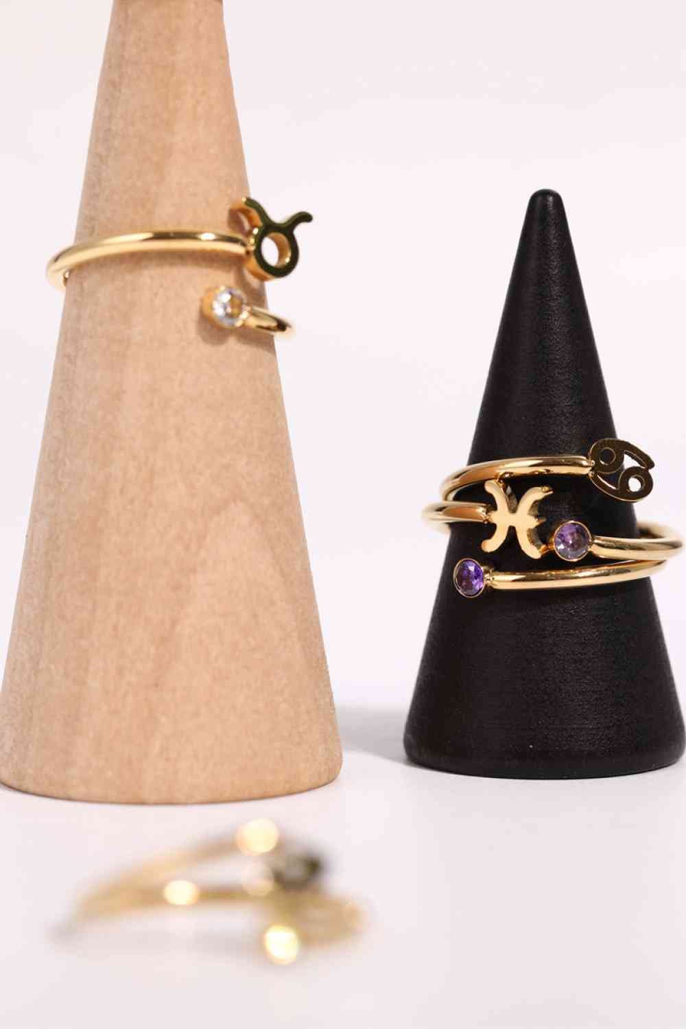 Constellation Stainless Steel Bypass Ring - Ladyez