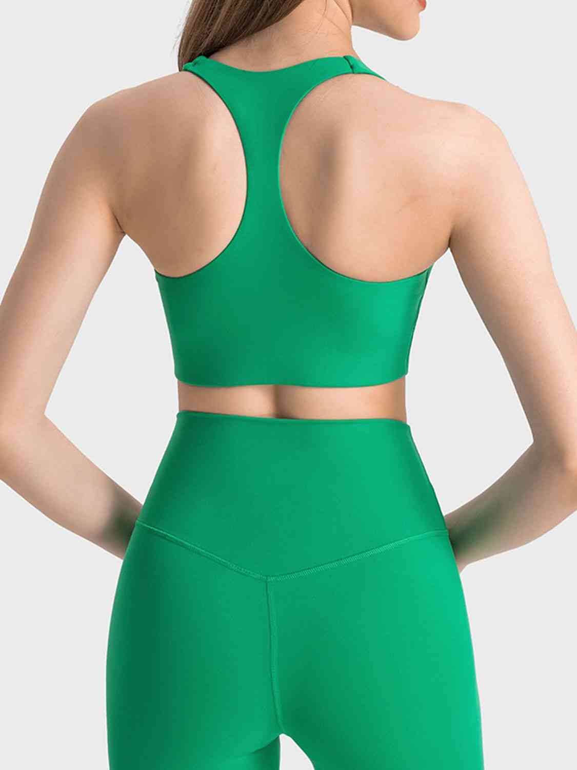 Scoop Neck Sports Bra - Ladyez