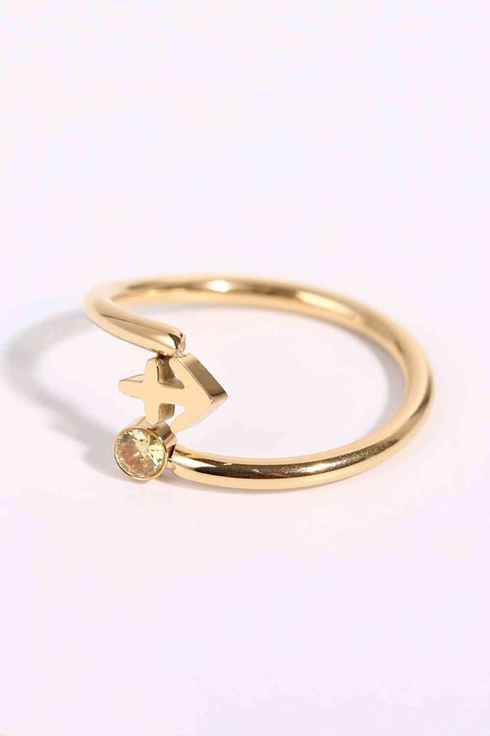 Constellation Stainless Steel Bypass Ring - Ladyez