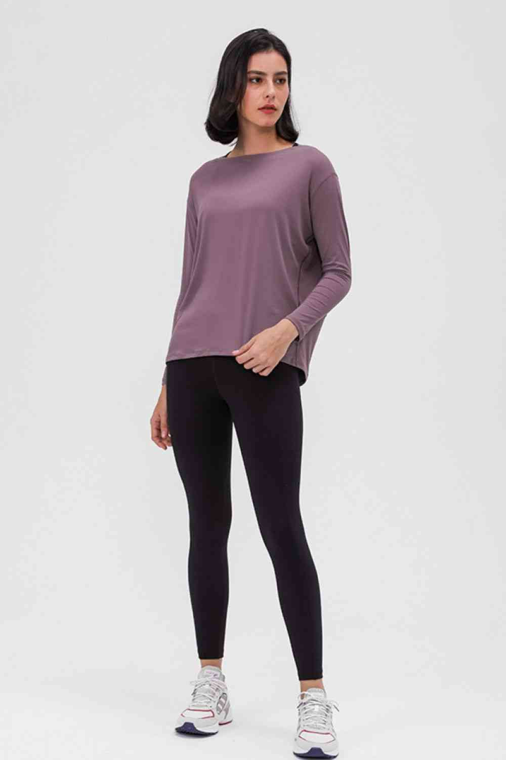 Loose Fit Active Top - Ladyez