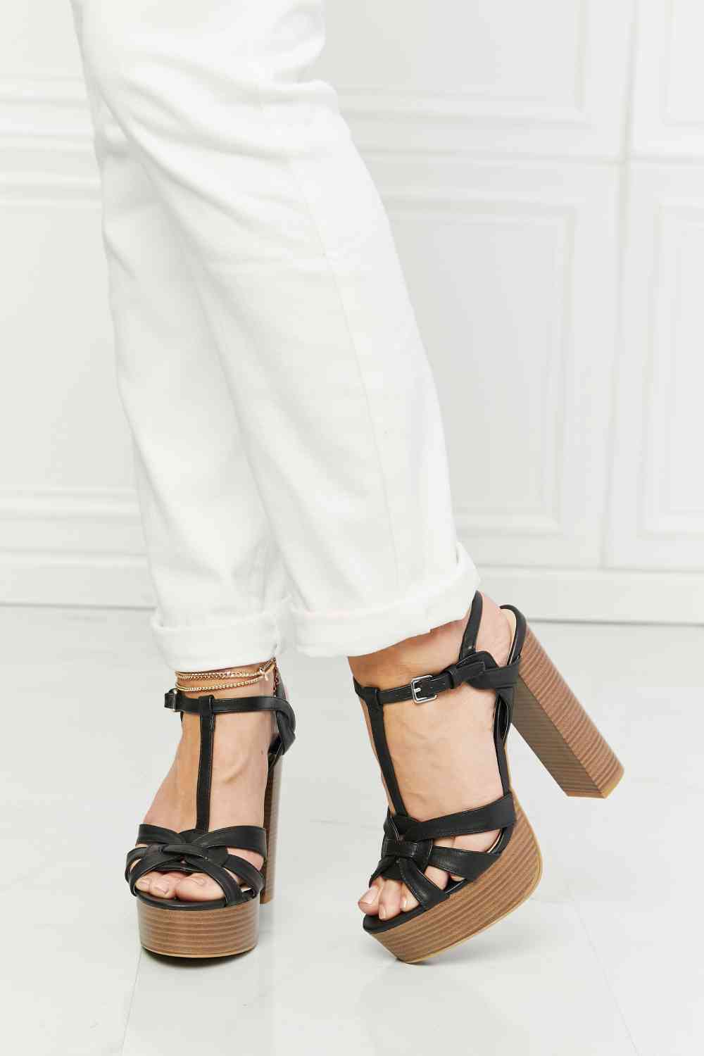 Legend She's Classy Strappy Heels - Ladyez