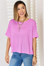 Zenana Full Size Round Neck Short Sleeve T-Shirt - Ladyez