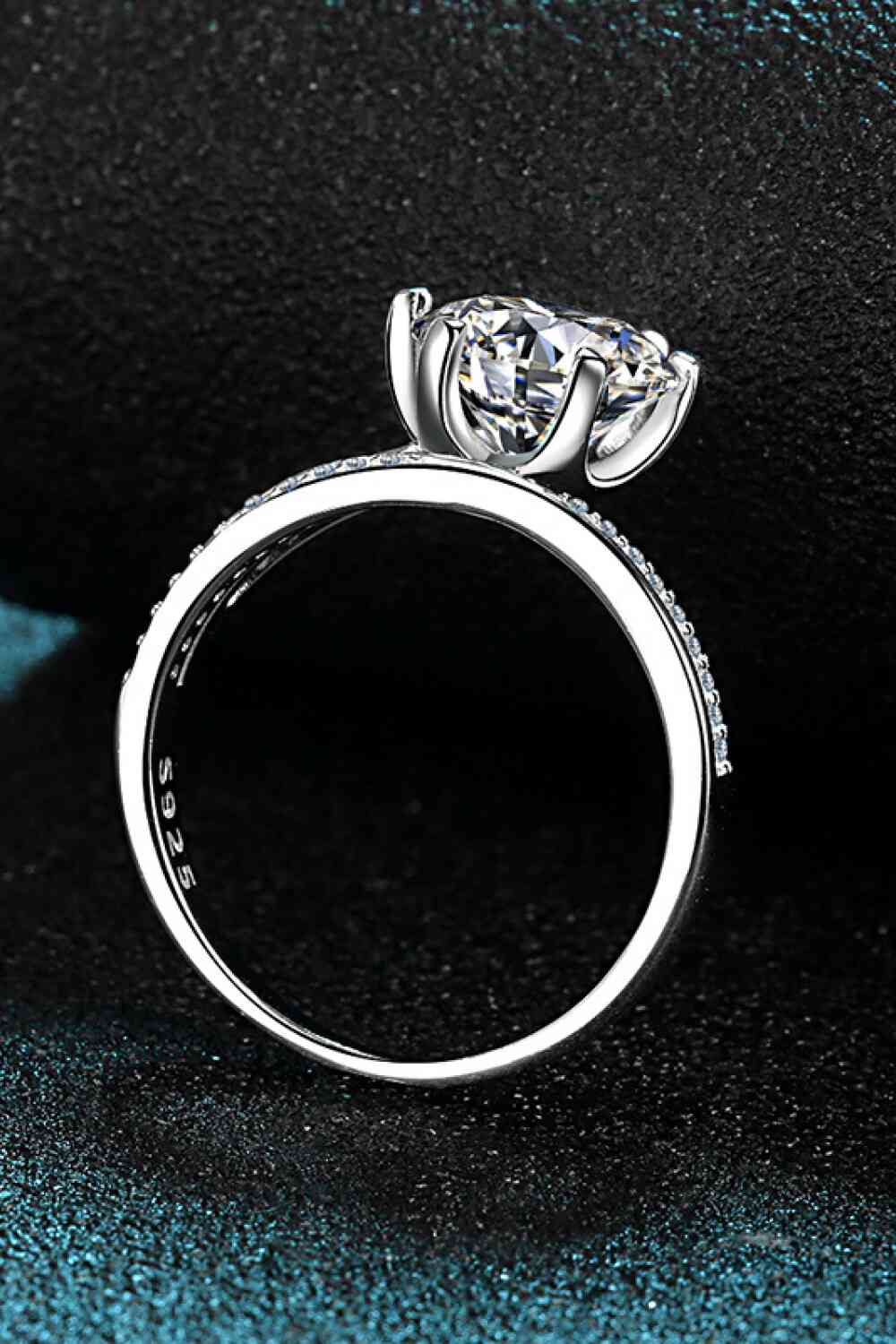 3 Carat Moissanite 6-Prong Ring - Ladyez
