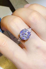 5 Carat Moissanite 925 Sterling Silver Ring - Ladyez