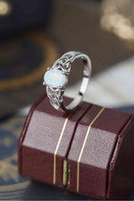 Crisscross 4-Prong Opal Ring - Ladyez
