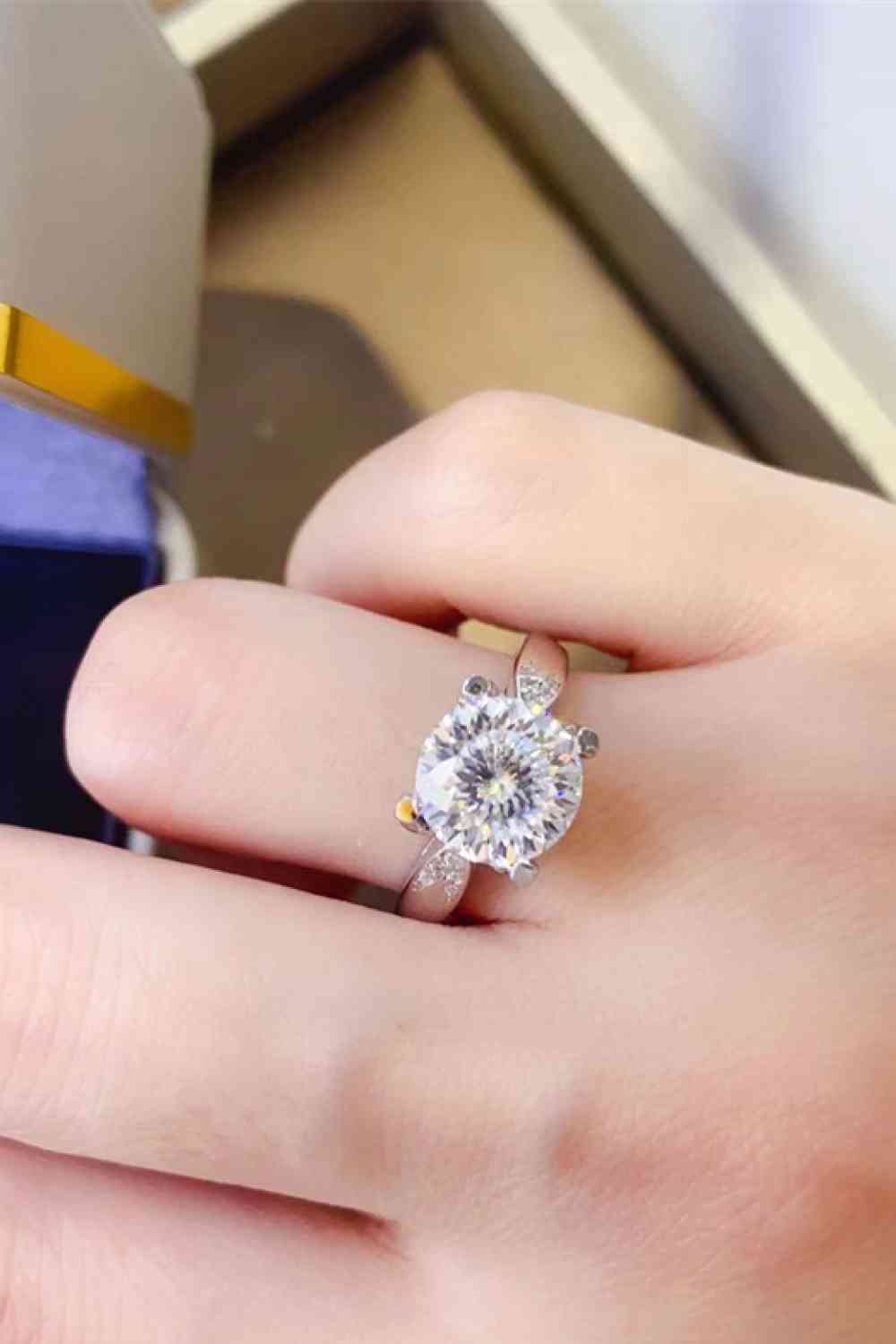 2 Carat Moissanite 925 Sterling Silver Ring - Ladyez