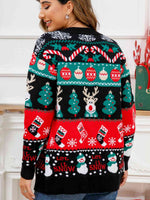 Christmas Button Down Cardigan - Ladyez