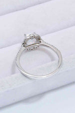 Platinum-Plated 4-Prong Opal Ring - Ladyez