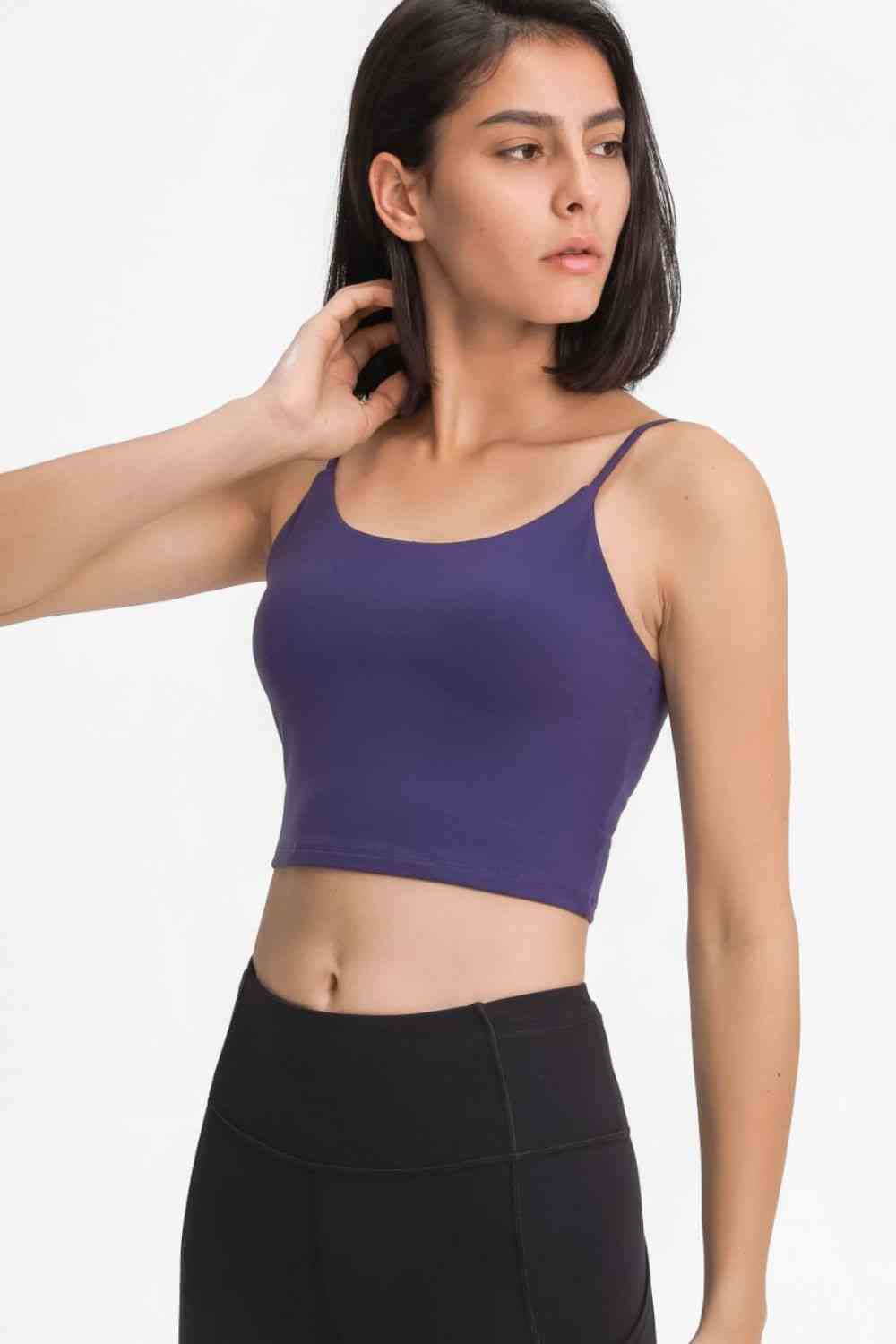 Feel Like Skin Scoop Neck Sports Cami - Ladyez