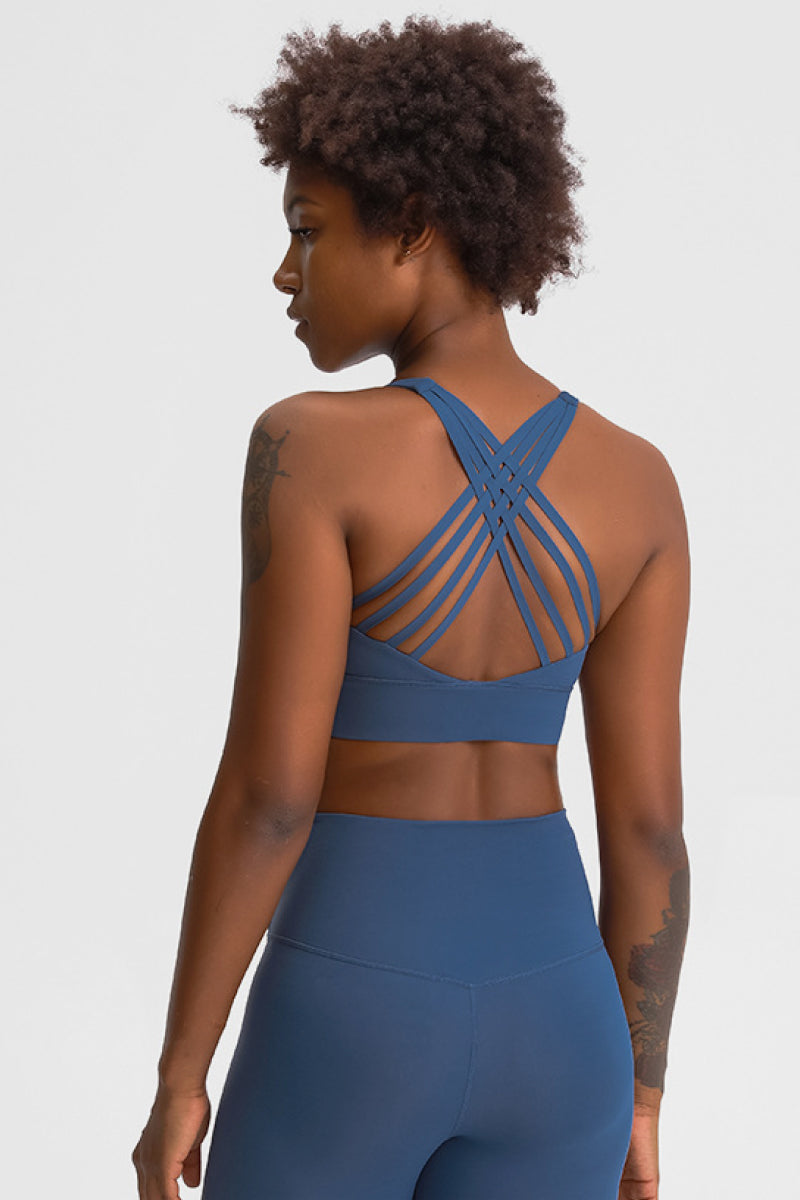 Eight Strap Sports Bra - Ladyez