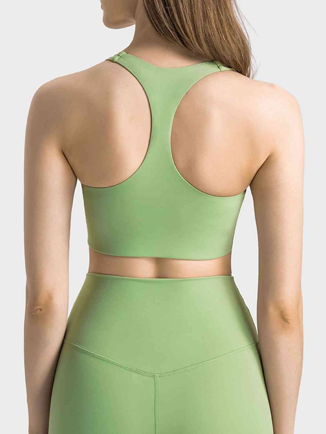 Scoop Neck Sports Bra - Ladyez