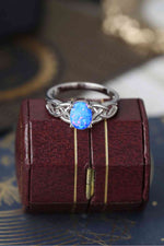 Crisscross 4-Prong Opal Ring - Ladyez